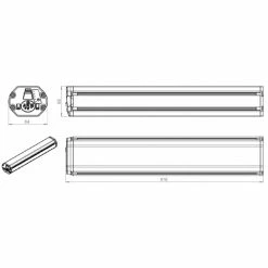 Batterie VAE 36V Compatible Bosch PowerPack 630Wh Horizontale Doctibike -Promos Tiges de selle Magasin batterie compatible bosch powerpack 630wh intube horizontale3