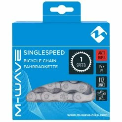 M-Wave Chaine Vélo Anti-rouille 112 Maillons Pour Mono Vitesse 1/2 X 1/8 5 M-Wave Chaine Vélo Anti-rouille 112 Maillons Pour Mono Vitesse 1/2 X 1/8 -Promos Tiges de selle Magasin chaine monovitesse m wave ackaging