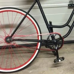 YBN Chain Chaîne Vélo BMX FIXIE Single Speed Rouge -Promos Tiges de selle Magasin chaine velo bmx fixie single speed rouge full 3