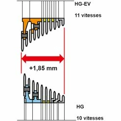 Cassette Vélo Route Shimano Ultegra CS-R8000 11V -Promos Tiges de selle Magasin chaine velo route shimano ultegra 11 v r80000 10