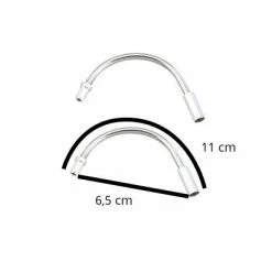 Brakco Coudes Passe-câble Pour Frein V-Brake Acier Inoxydable - Paire -Promos Tiges de selle Magasin coudes passe cable pour frein v brake acier inoxydable paire full 5