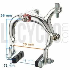 Brandless Etrier De Frein Caliper Avant Ou Arrière Pour Jante Vélo 700C -Promos Tiges de selle Magasin etrier de frein caliper avant ou arriere pour jante velo 700c full 3