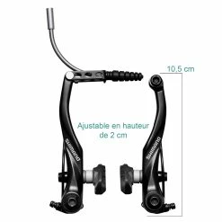 Etrier De Frein V-brake Noir BR-T4000 Shimano 10 Etrier De Frein V-brake Noir BR-T4000 Shimano -Promos Tiges de selle Magasin etrier frein v brake br t4000 shimano 4