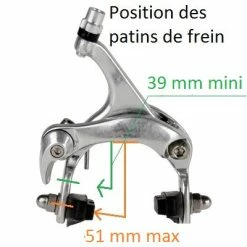 Brandless Etriers De Frein De Vélo De Course Caliper Avant Et Arrière -Promos Tiges de selle Magasin etriers de frein de velo de course caliper avant et arriere full 3