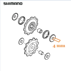 Galets De Dérailleur Shimano 5/6/7/8V -Promos Tiges de selle Magasin galets de derailleur shimano 5 6 7 8v full 3
