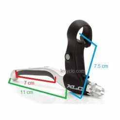 XLC Leviers De Frein De Vélo Revêtement Caoutchouc - La Paire -Promos Tiges de selle Magasin leviers de frein de velo revetement caoutchouc la paire full 3