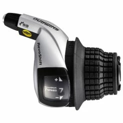 Paire De Poignées Tournantes Revoshift 3x7 Gris Tourney Shimano -Promos Tiges de selle Magasin paire de poignees tournantes revoshift 3x7 gris tourney shimano full 3