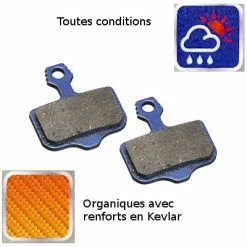 Brakco Paire Plaquettes Organiques Frein à Disque De Vélo AVID Elixir -Promos Tiges de selle Magasin paire plaquettes organiques frein a disque de velo avid elixir full 6