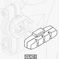 Promax Patins Pour Freins Hydrauliques Magura HS11/HS33 Revêtement Noir -Promos Tiges de selle Magasin patins pour freins hydrauliques magura hs11 hs33 revetement noir full 4