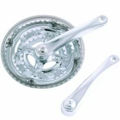 Point Pédalier Vélo Trois Plateaux 48 / 38 / 28 En Acier