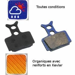 Brakco Plaquette Organique Frein à Disque Vélo Formula, Mega One, R1, R -Promos Tiges de selle Magasin plaquette organique frein a disque velo formula mega one r1 r full 4