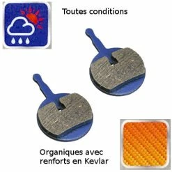 Brakco Plaquettes Organiques Pour Frein à Disque De Vélo - AVID BB5 -Promos Tiges de selle Magasin plaquettes organiques pour frein a disque de velo avid bb5 full 3