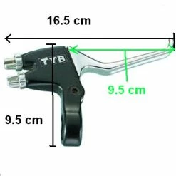 TY Brake Poignée Vélo Droite Avec Commande Pour Frein Avant Et Arrière -Promos Tiges de selle Magasin poignee velo droite avec commande pour frein avant et arriere full 3