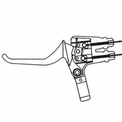 TY Brake Poignée Vélo Droite Avec Commande Pour Frein Avant Et Arrière -Promos Tiges de selle Magasin poignee velo droite avec commande pour frein avant et arriere full 4