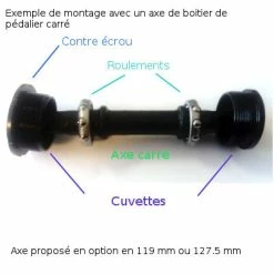 Oxford Roulements à Billes Pour Boitier De Pédalier Axe Carré -Promos Tiges de selle Magasin roulements a billes pour boitier de pedalier axe carre full 4