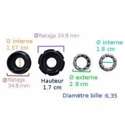 Oxford Roulements à Billes Pour Boitier De Pédalier Axe Carré -Promos Tiges de selle Magasin roulements a billes pour boitier de pedalier axe carre full 5