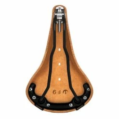 Selle De Vélo En Cuir Brooks B17 Marron Miel -Promos Tiges de selle Magasin selle de velo en cuir brooks b17 marron miel full 4