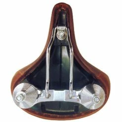 VELO Selle De Vélo Rétro Cruiser Grand Confort Marron -Promos Tiges de selle Magasin selle de velo retro cruiser grand confort marron full 3