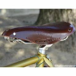 Selle Vélo Cuir Brooks B17 Carved Brun Pour Homme -Promos Tiges de selle Magasin selle velo cuir brooks b17 carved brun pour homme full 4