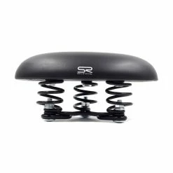 Selle Sans Bec En Gel Pour Vélo Femme Rok Selle Royal à Ressorts -Promos Tiges de selle Magasin selleroyal rok selle velo ville arriere