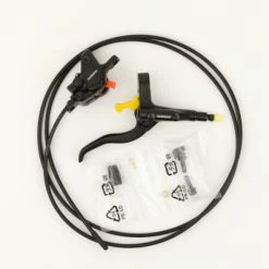 Set Complet Frein à Disque Hydraulique VTT Shimano Noir -Promos Tiges de selle Magasin set complet frein a disque hydraulique vtt shimano noir full 5