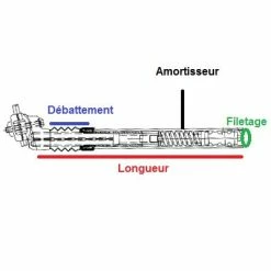 Zoom Tige De Selle De Vélo Suspendue 25,4 Mm -Promos Tiges de selle Magasin tige de selle de velo suspendue 25 4 mm full 3