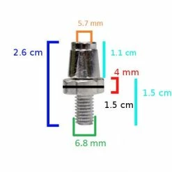 Brandless Vis De Réglage Levier De Frein M7 Pour Vélo 7 Brandless Vis De Réglage Levier De Frein M7 Pour Vélo -Promos Tiges de selle Magasin vis de reglage levier de frein m7 pour velo full 3
